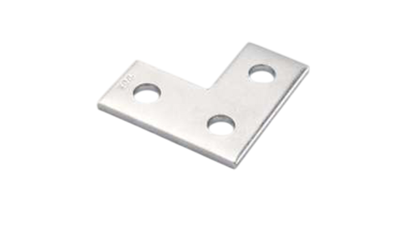 Stainless Steel 3-Hole Flat Angle SS316