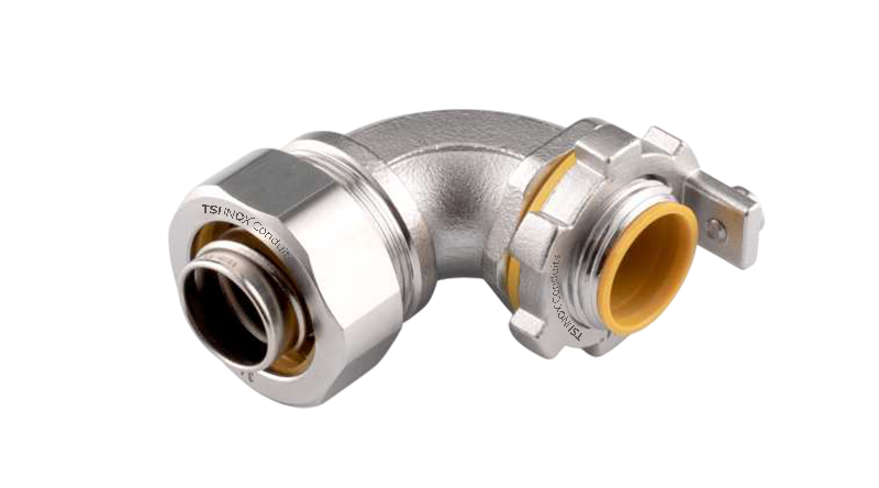 Stainless Steel LT Grounding 90° Connector - UL 514B