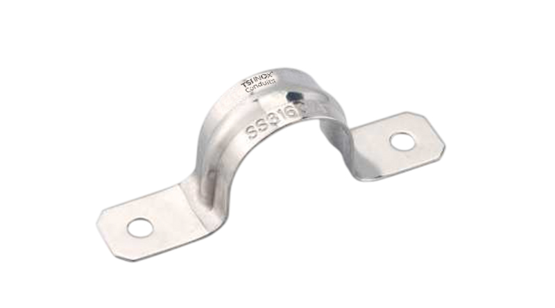 Stainless Steel Rigid 2-Hole Strap SS316