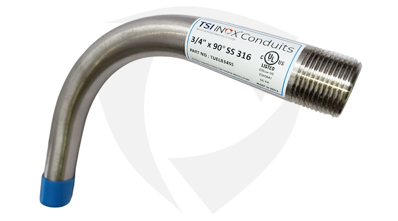 SS Rigid Elbow Bend ul6a