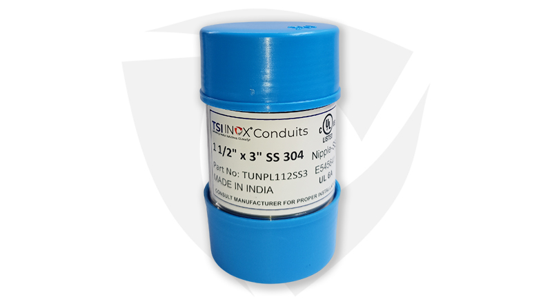 SS RMC Rigid Metal Conduit Nipple