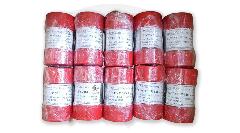 SS RMC Rigid Metal Conduit Nipple