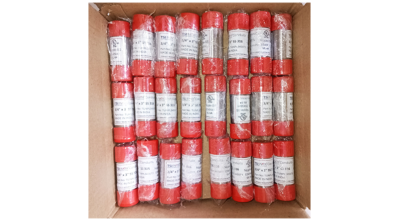 SS RMC Rigid Metal Conduit Nipple