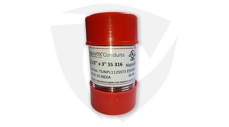 SS RMC Rigid Metal Conduit Nipple