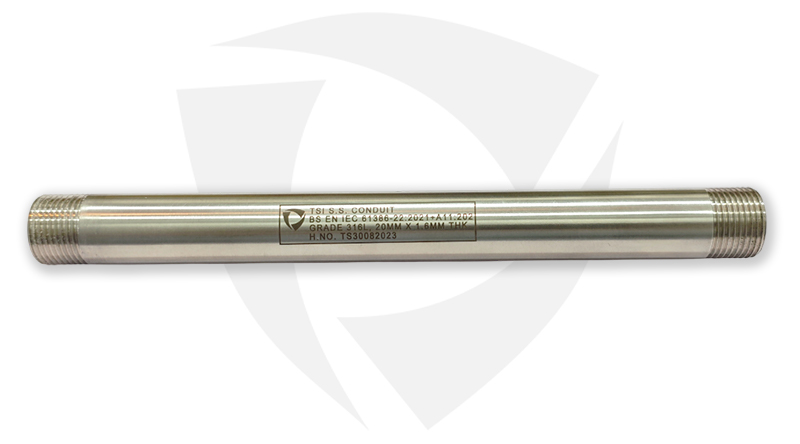 SS Threaded Conduit BS 4568