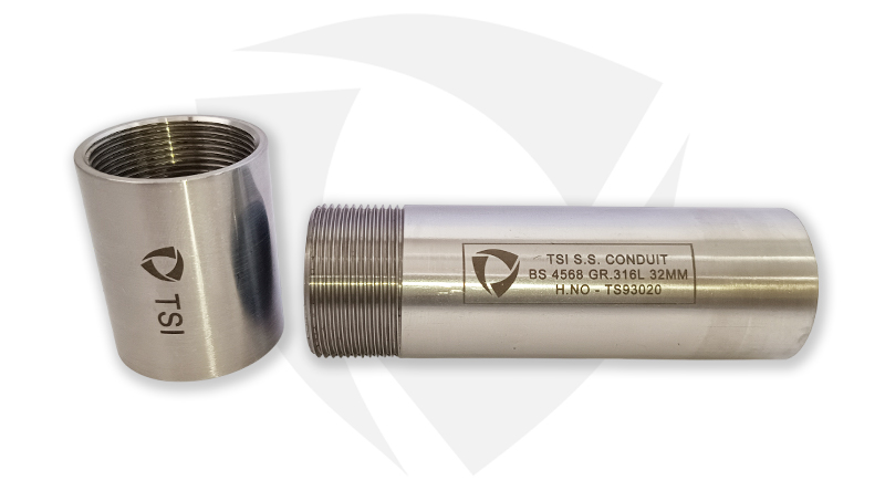 SS Threaded Conduit BS 4568