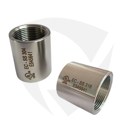 Stainless Steel Threaded Coupling (RMC) - UL 6A